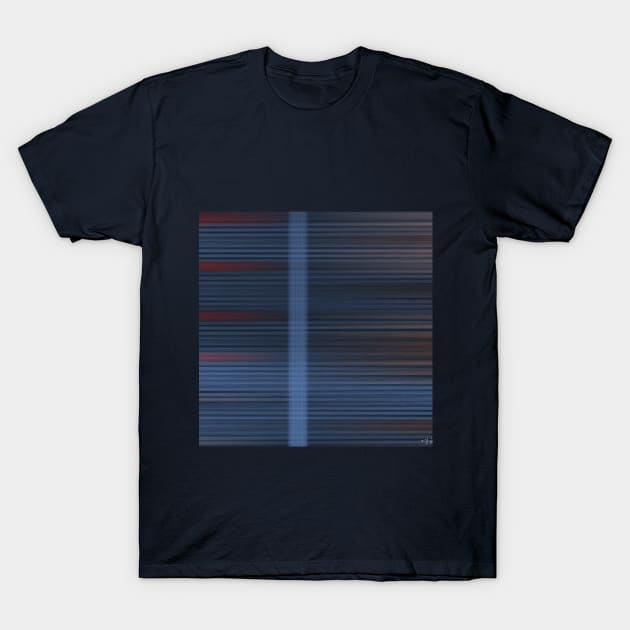 Modern, abstract and soft Color Lines T-Shirt by Briandefo